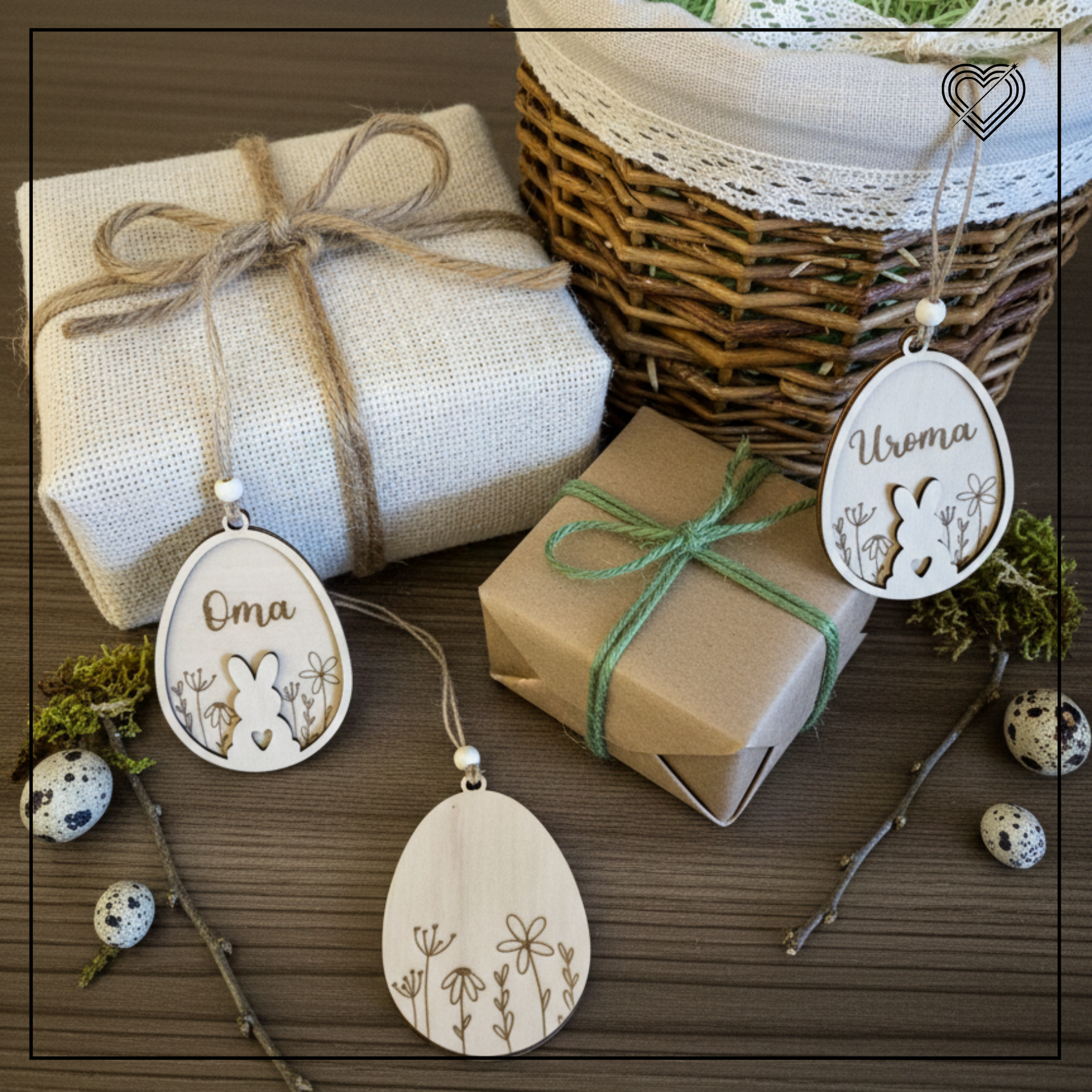 Osterkörbchen Anhänger