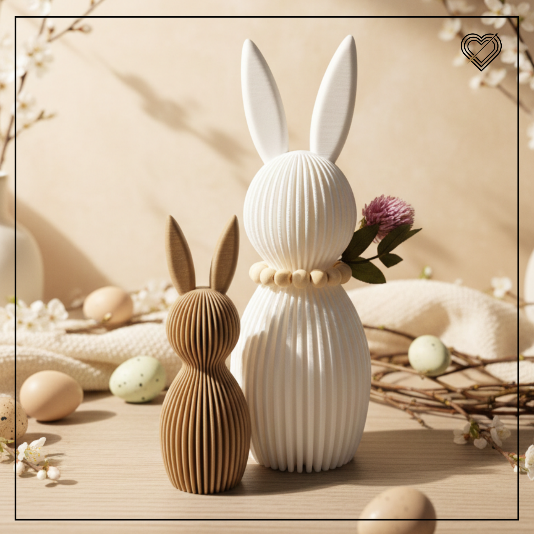 3D Osterhase Skulptur