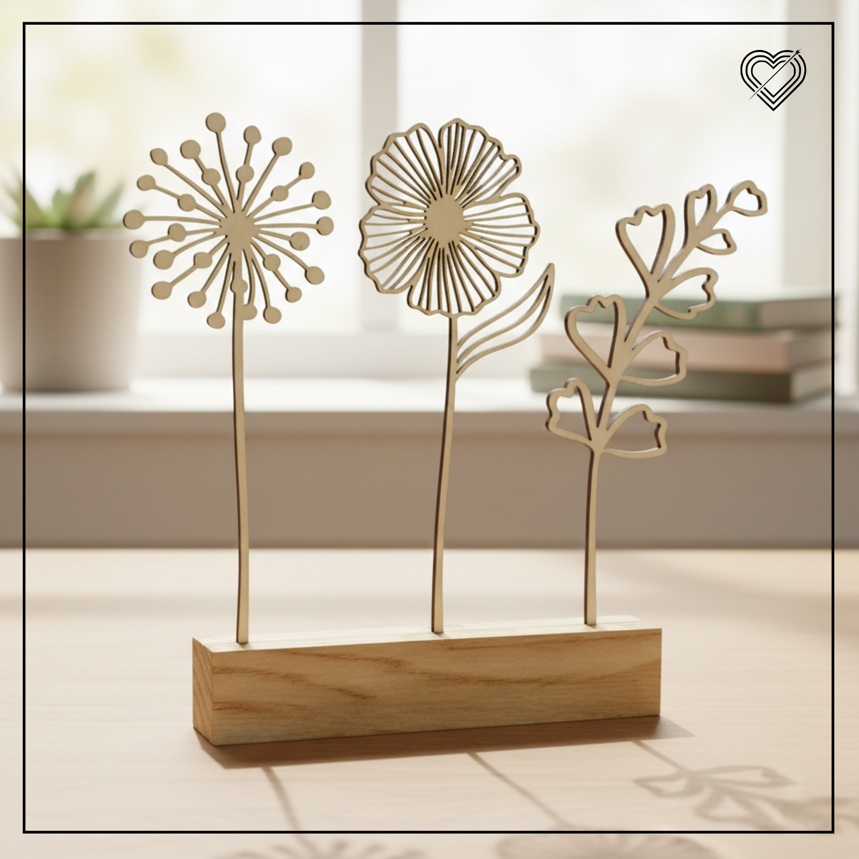 Blumenstecker Holzblumen