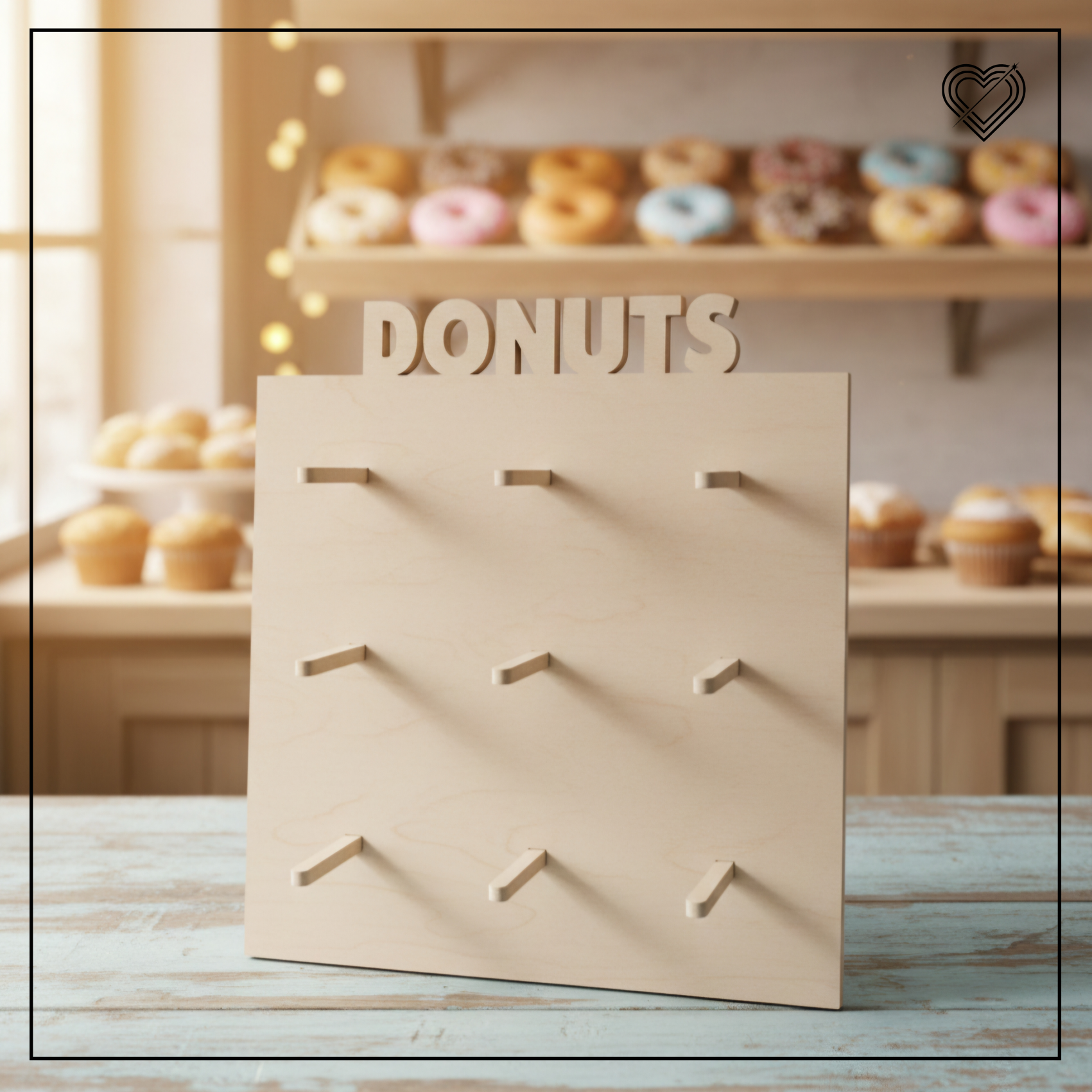 Donut Wand Donuts Ständer mit Personalisierung