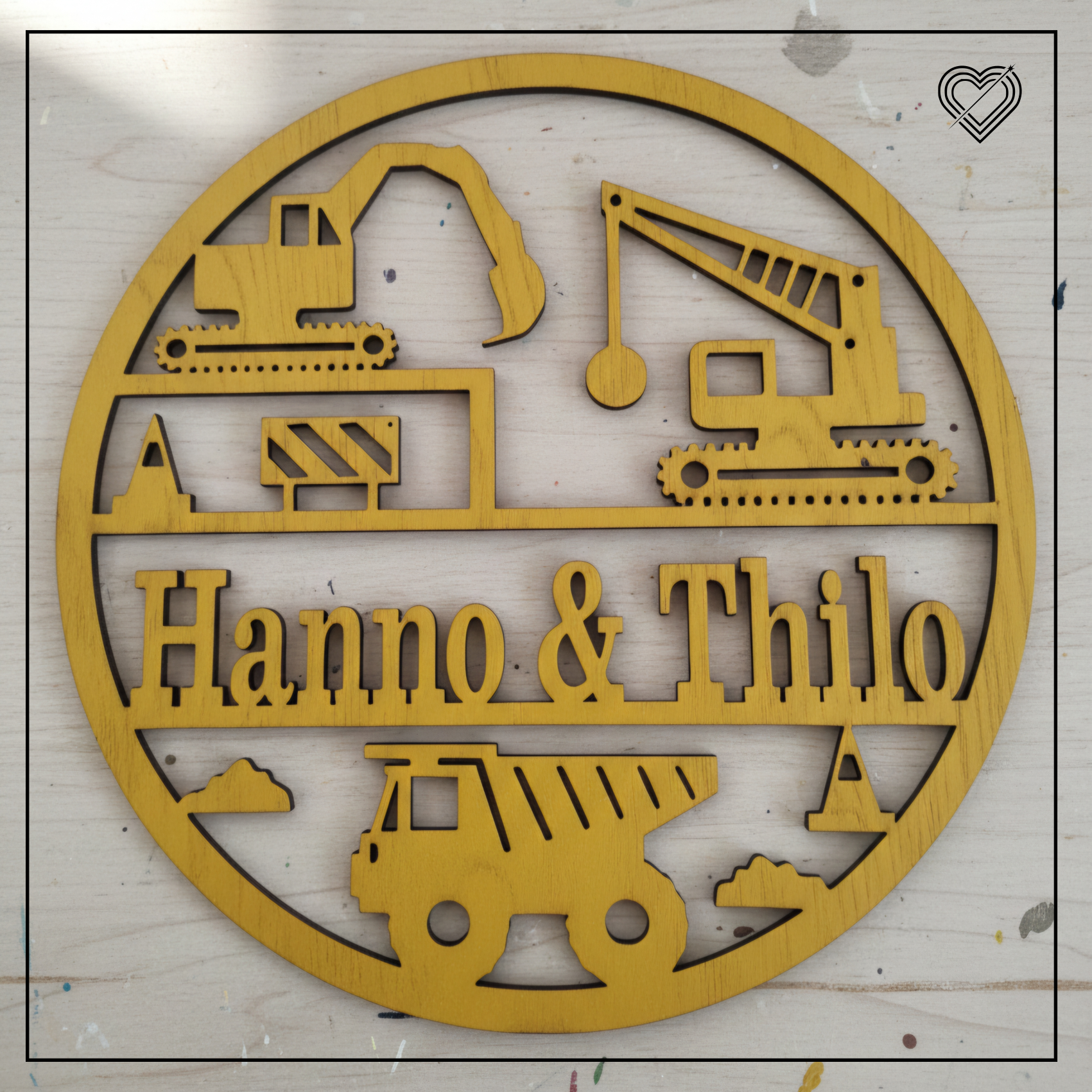 Namensschild Türschild verschiedene Motive