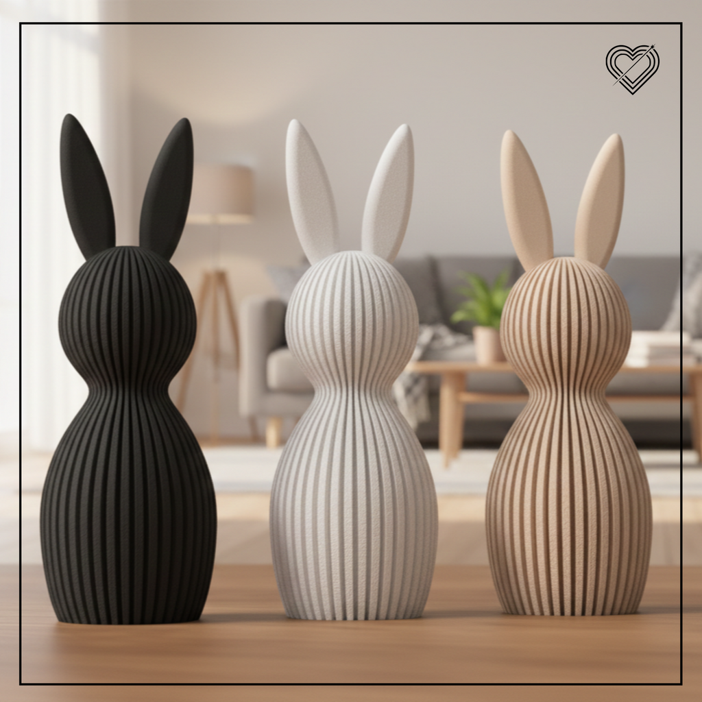 3D Osterhase Skulptur