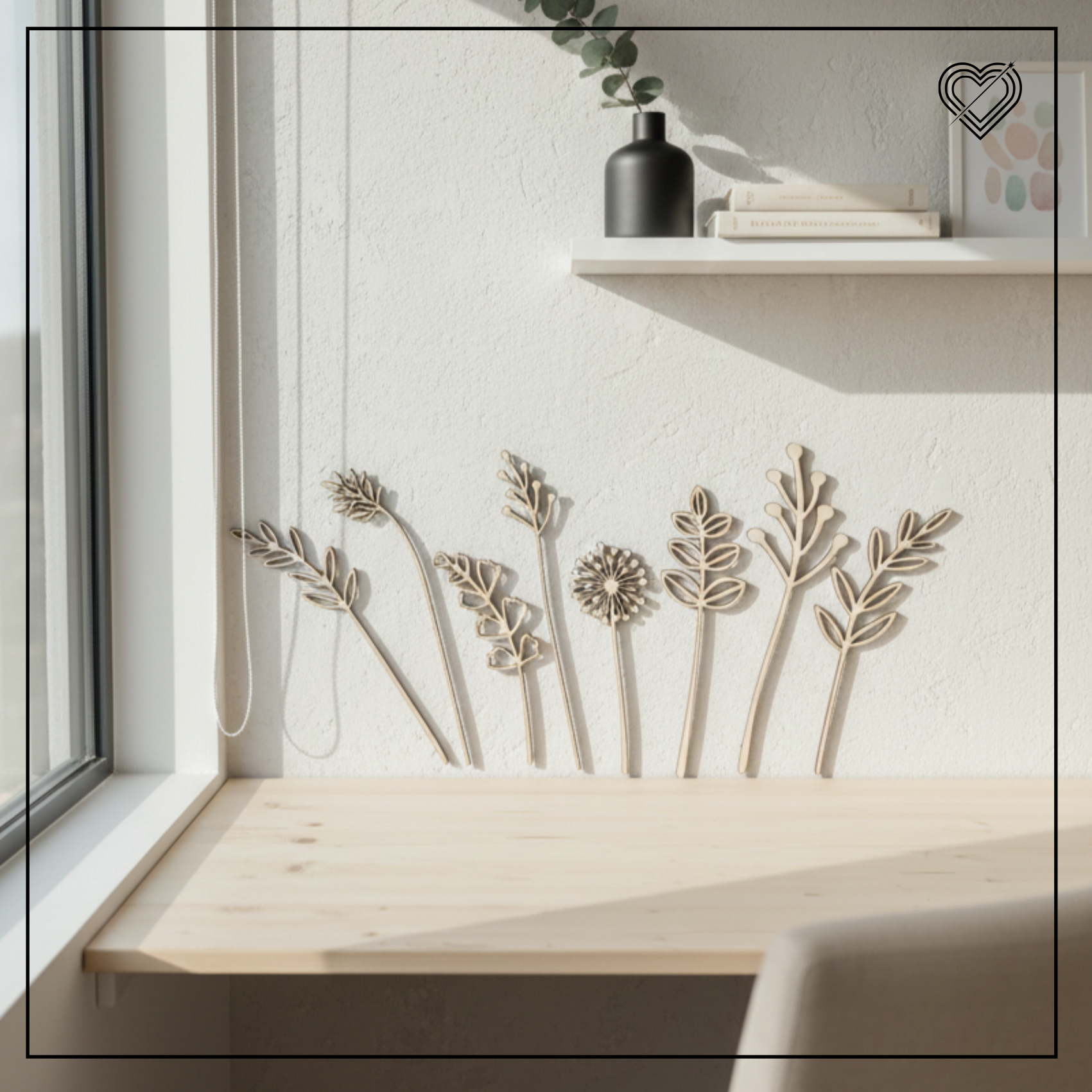 Blumenstecker Holzblumen