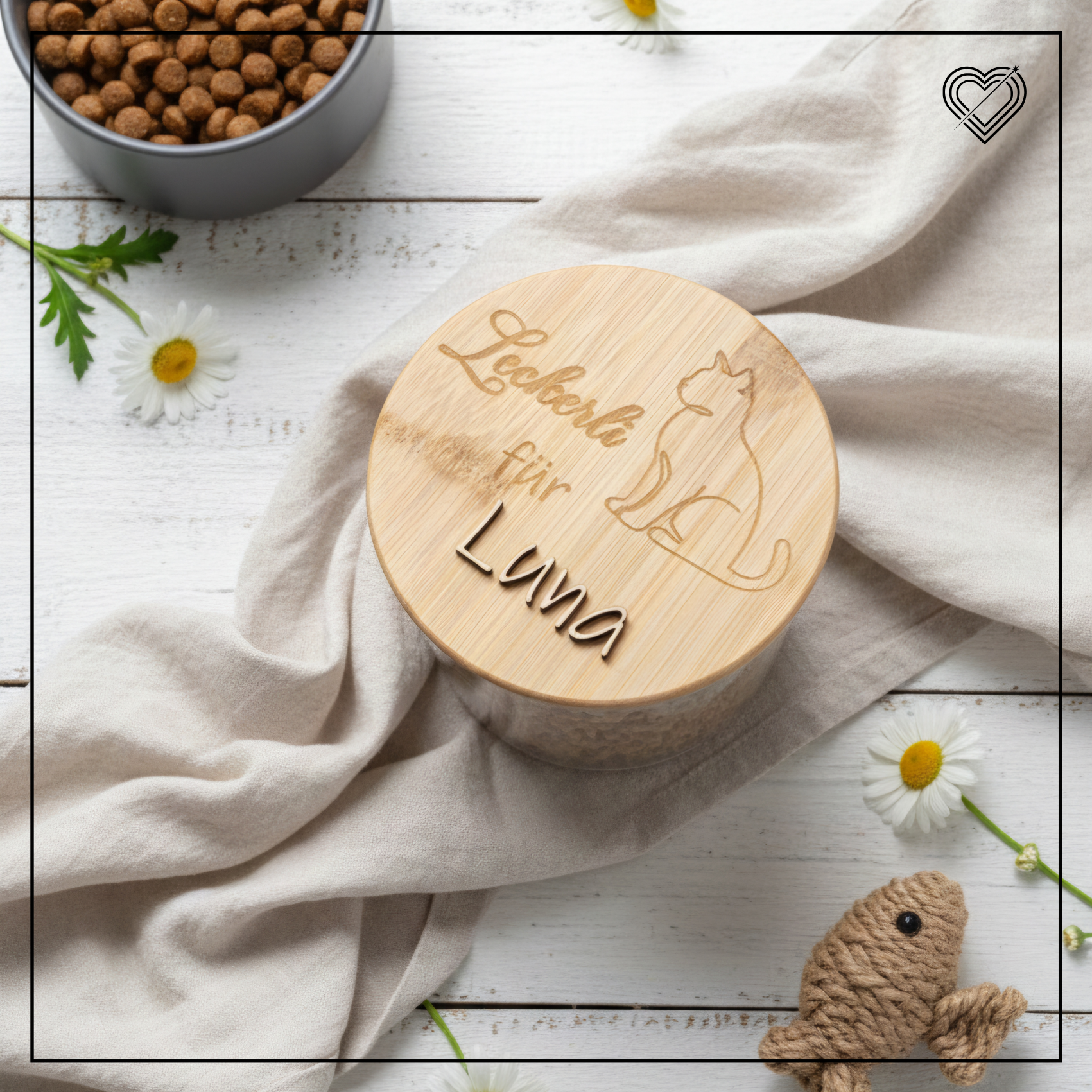 Vorratsglas Leckerlidose verschiedene Motive