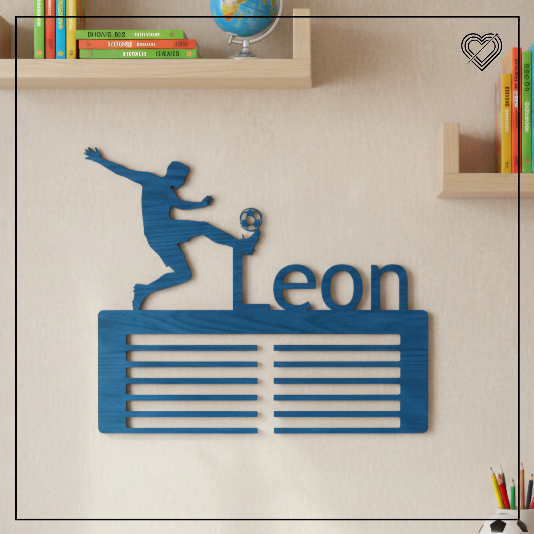 Medaillenhalter Fußball verschiedene Motive