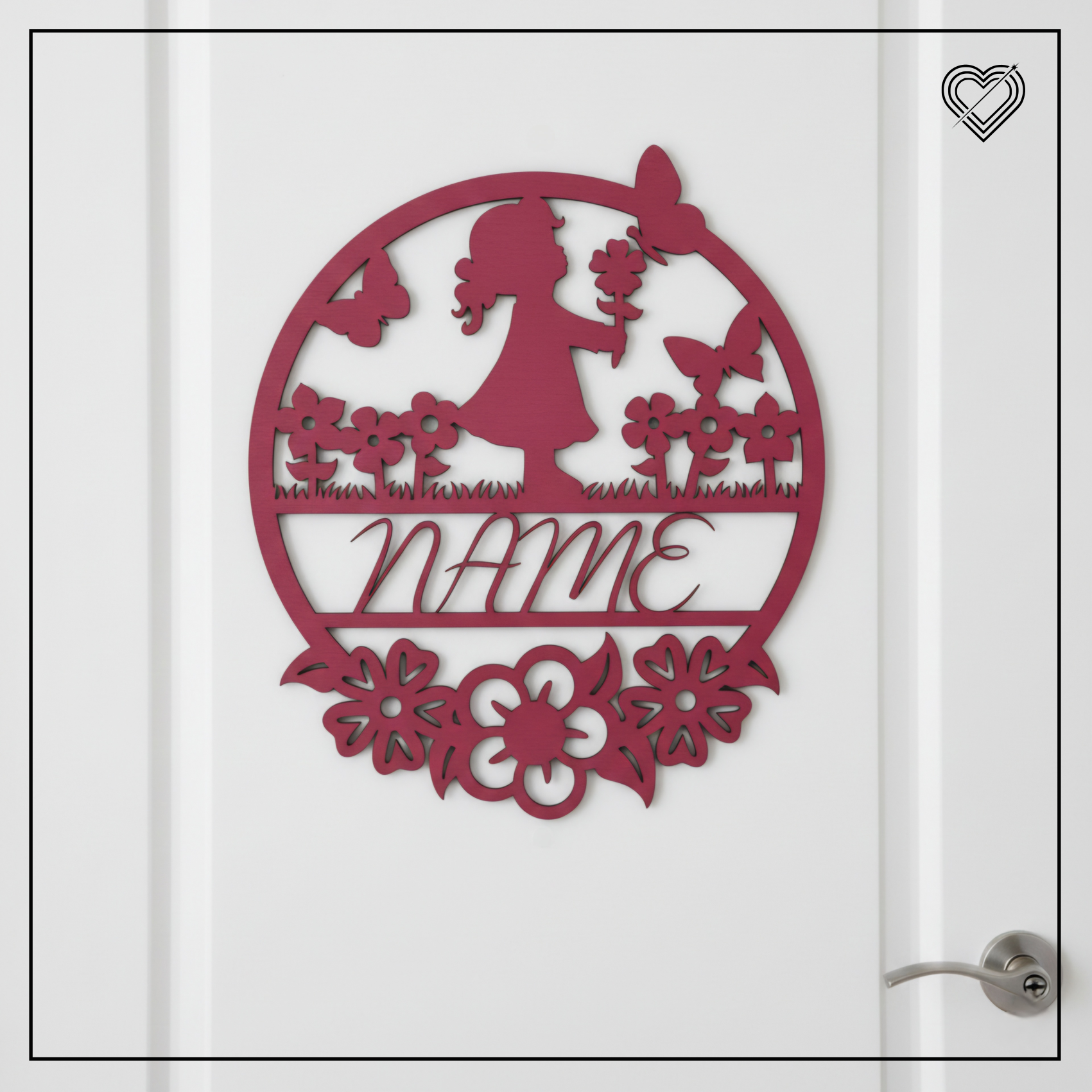 Namensschild Türschild verschiedene Motive