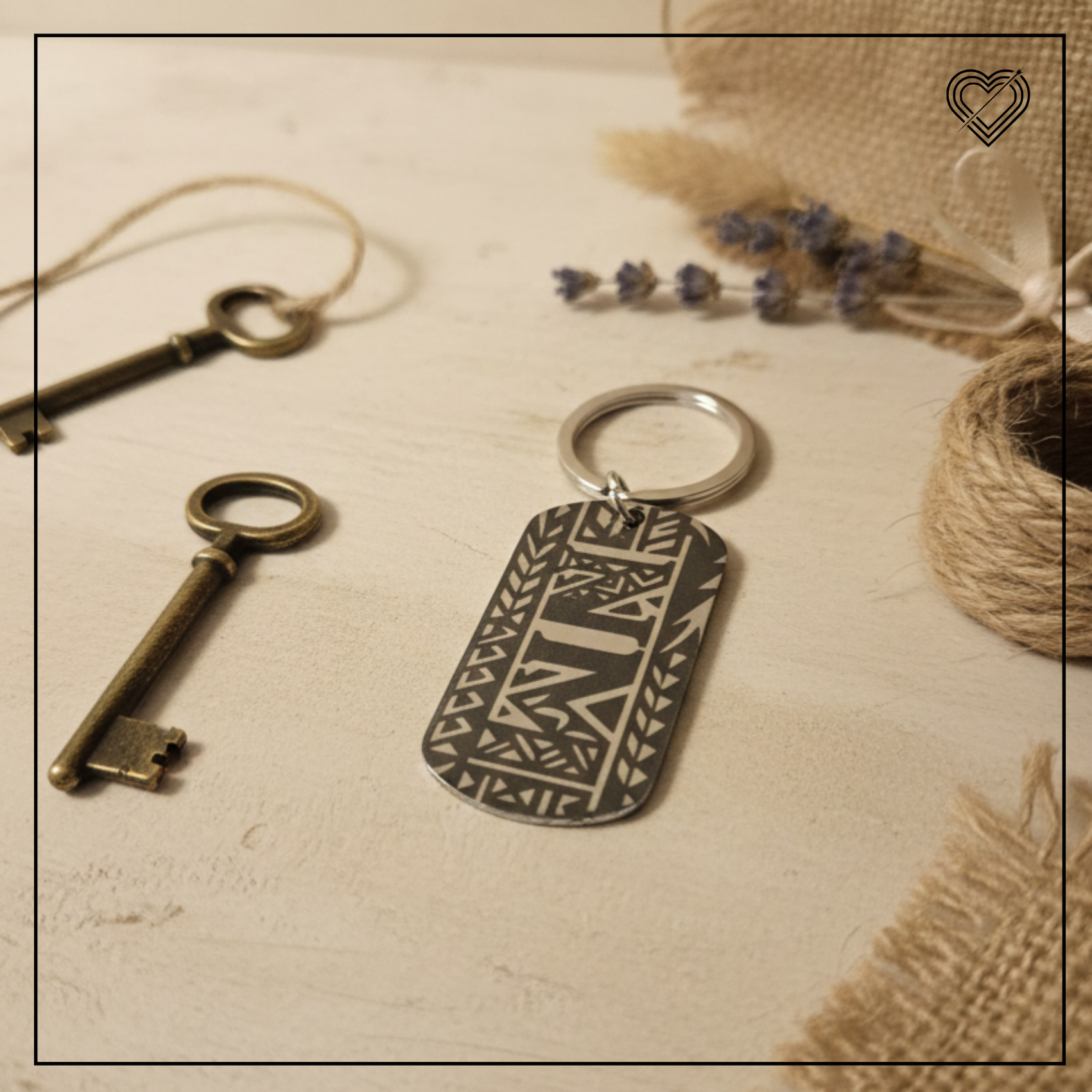 Schlüsselanhänger Dog Tag mit Wunschgravur