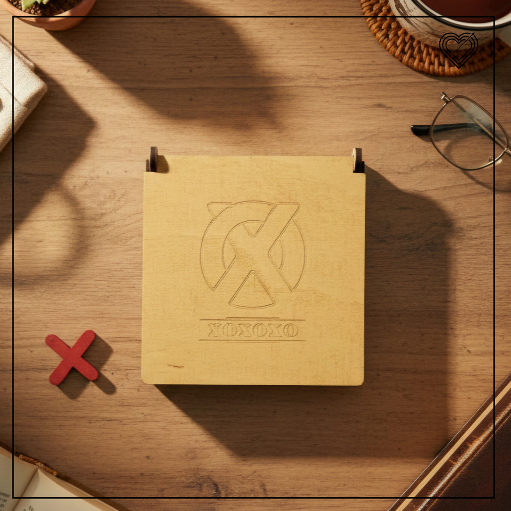 Tic Tac Toe Holzspiel für unterwegs