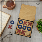 Tic Tac Toe Holzspiel für unterwegs