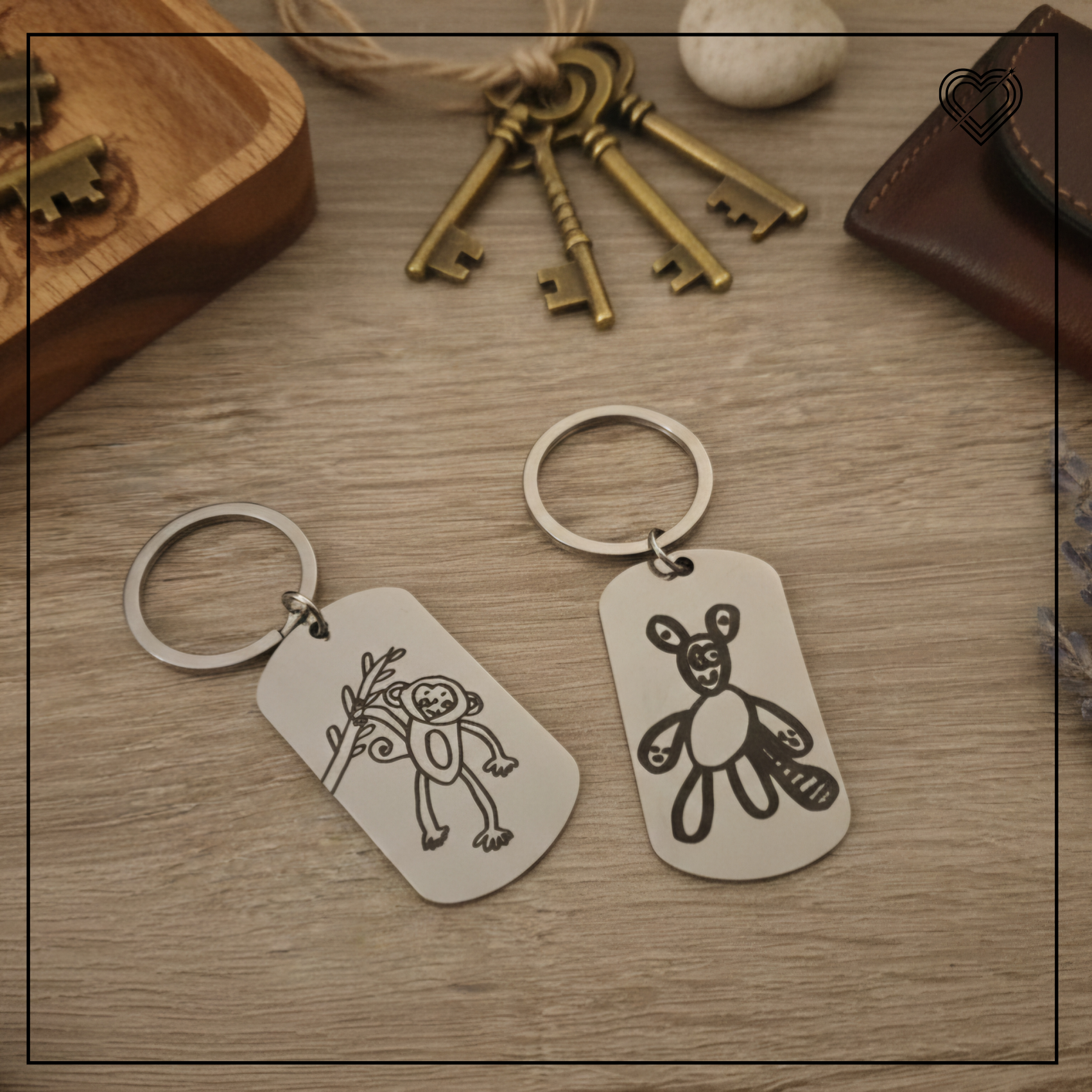 Schlüsselanhänger Dog Tag mit Wunschgravur